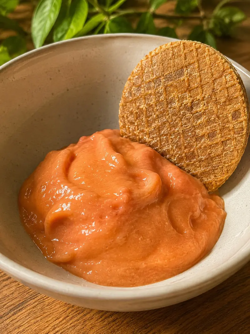 Sorvete de papaya